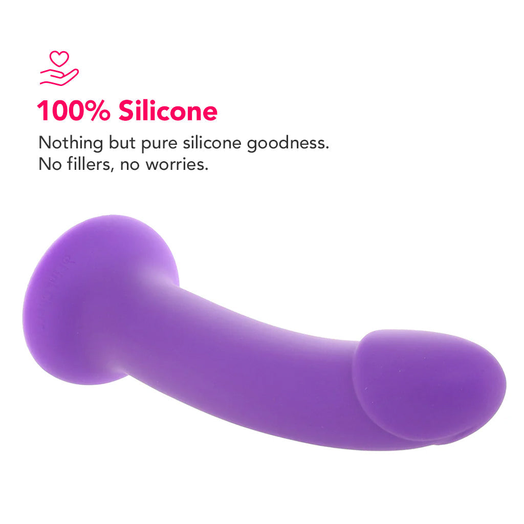PinkCherry Premium 7 Inch Purple Silicone Dildo Dildo Sex Toys > G-Spot Dildos - Tophatter Daily Deals